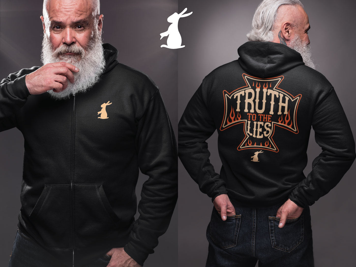 Truth to the Lies Zip-up Hoodie